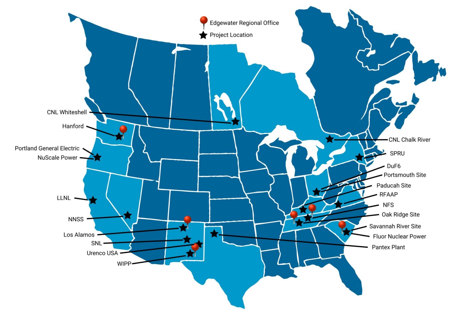 Edgewater Locations and Contracts Website